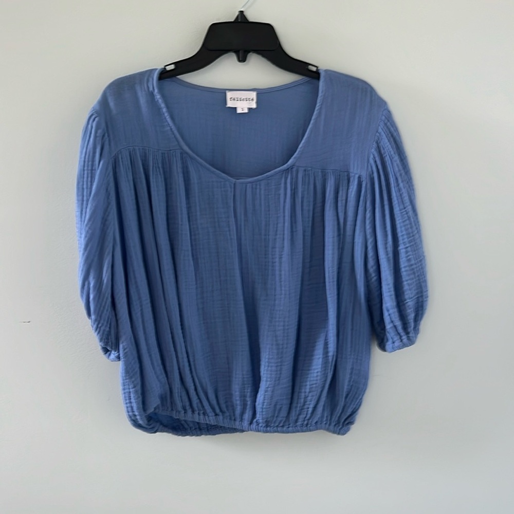 Blue Blouse by [Brand]